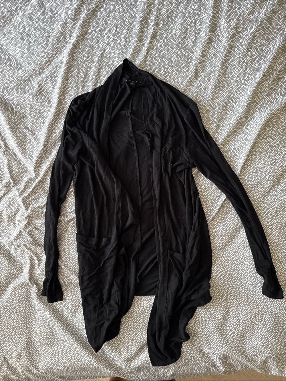 5/$10‼️ Black Open-Front Lightweight Cardigan - Women